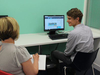 usability test in a lab environment